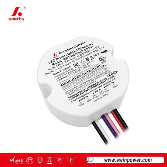 10W DALI-2 Dimmable Constant Current Round LED Driver for indoor -Swin Power