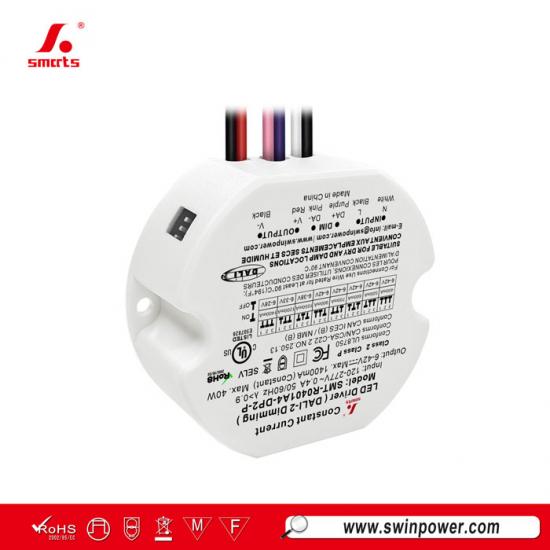 High Output 40W DALI-2 Dimmable Constant Current Round LED Driver for led lighting